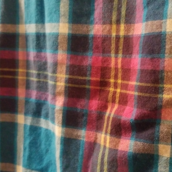 (🏷2/20)Blue Plaid L/S Shirt - Picture 3 of 5